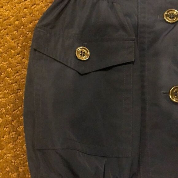 BURBERRY Kids Blue Buttons Removable Hood Raincoat Signature Plaid Size 4Y - Picture 4 of 8